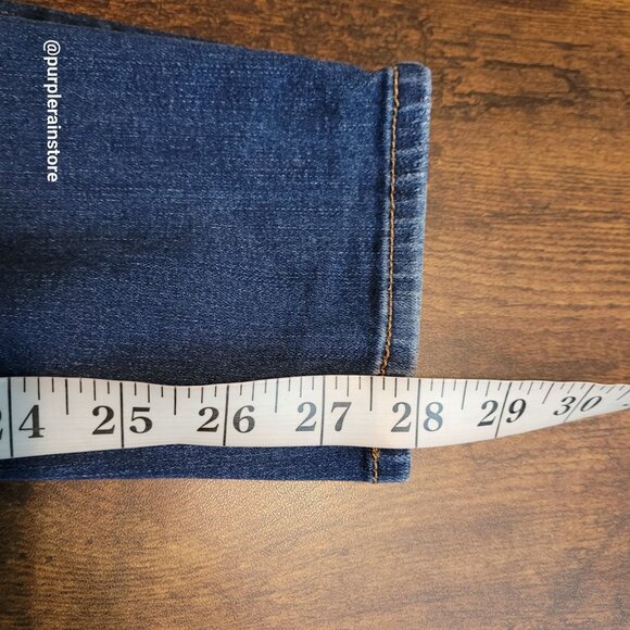 American Eagle Jeans 10 Hi Rise Jegging 360 Next Level Stretch Medium Dark Wash - Picture 10 of 12